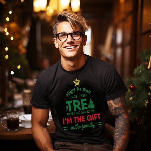 Sleep Under the Tree Im Gift T_shirt Christmas 