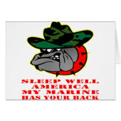 Sleep Well America My Marine Has Your Back USMC (Front Horizontal)