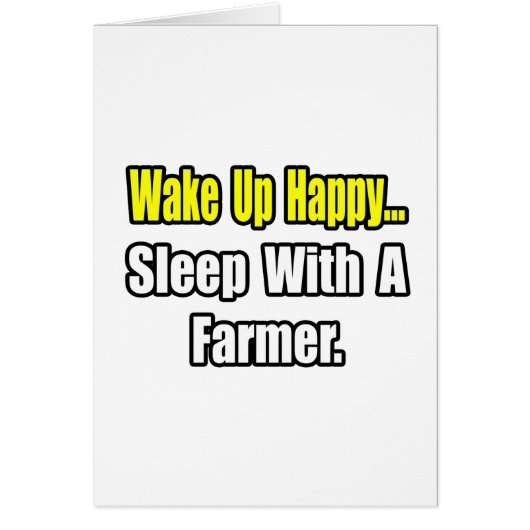 Sleep With a Farmer Cards (Front)