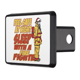 Sleep with a Firefighter Hitch Cover