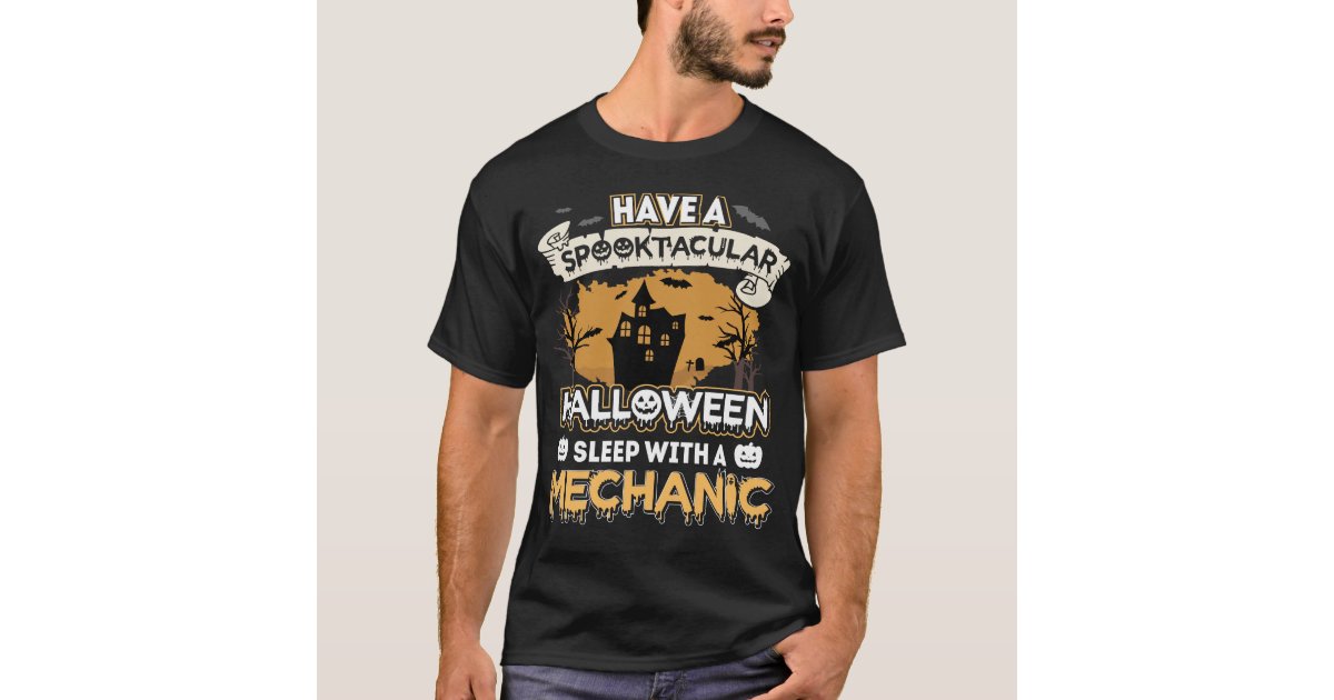 halloween mechanic shirt