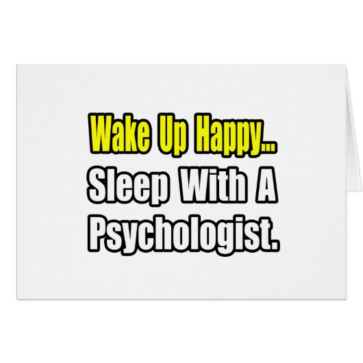 Sleep With a Psychologist Cards (Front Horizontal)