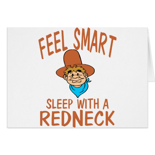 Sleep With A Redneck Cards (Front Horizontal)