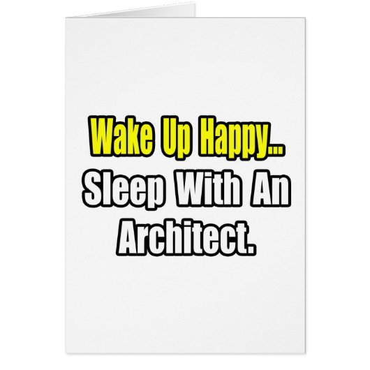 Sleep With an Architect Cards (Front)
