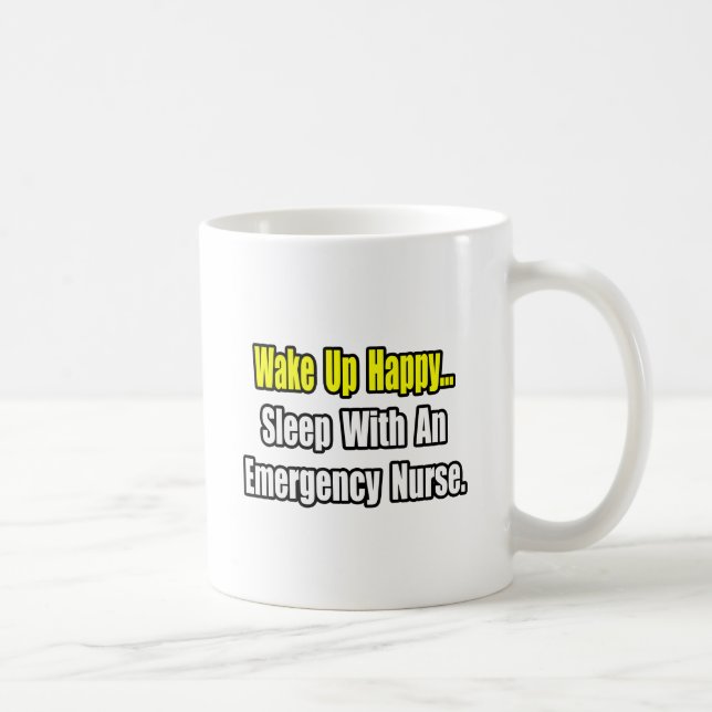 Sleep With An Emergency Nurse Coffee Mug (Right)