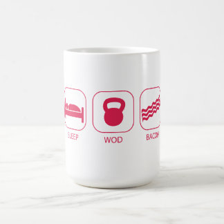 Sleep WOD Bacon - Workout And Weight Lifting Coffee Mug