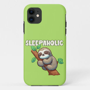 Sleepaholic - Sleep Lovers - Sleeping Sloth iPhone 11 Case
