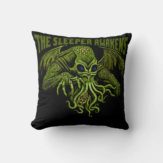 Sleeper Awakens Throw Pillow (Front)