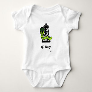 Sleeper Rig Worm Baby Bodysuit