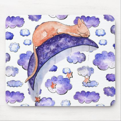 Sleeping Amongst the Stars Mousepad