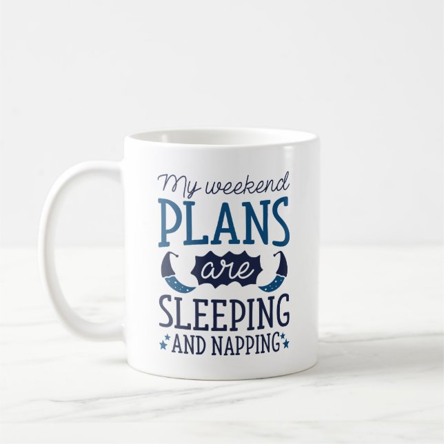 Sleeping And Napping Coffee Mug (Left)