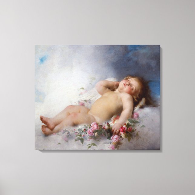 Sleeping Angel Canvas Print (Front)