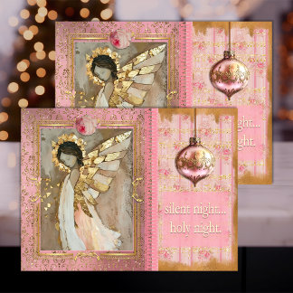 Sleeping Angel in Pink - Decoupage Tissue Paper