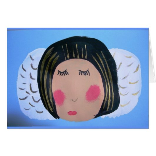 Sleeping Angel in the Sky Cards (Front Horizontal)