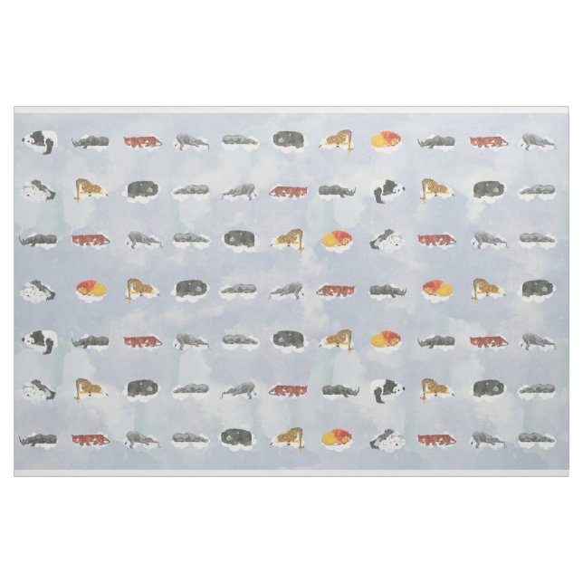 Sleeping Animals for Quilting Fabric (Yard)