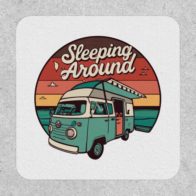 Sleeping Around Camper Patch (Front)