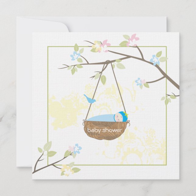 Sleeping Baby - Baby Shower Invitation (Front)