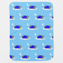 Sleeping Baby Elephant Blanket