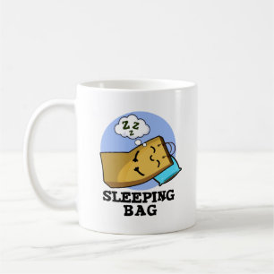 Sleeping Bag Funny Paper Bag Pun Coffee Mug