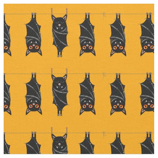 sleeping bats fabric