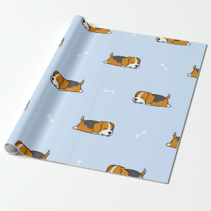 beagle wrapping paper