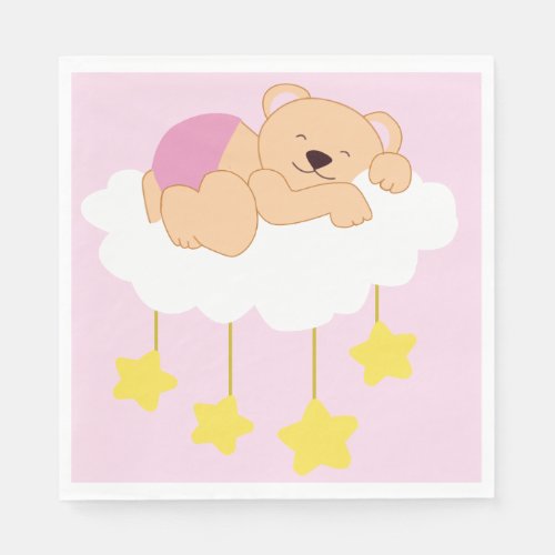 Sleeping Bear Baby Shower Napkins