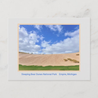 SLEEPING BEAR DUNE NATIONAL PARK/BIG DUNE BLUE SKY POSTCARD