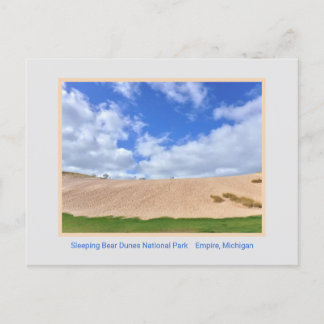 SLEEPING BEAR DUNE NATIONAL PARK/BIG DUNE BLUE SKY POSTCARD