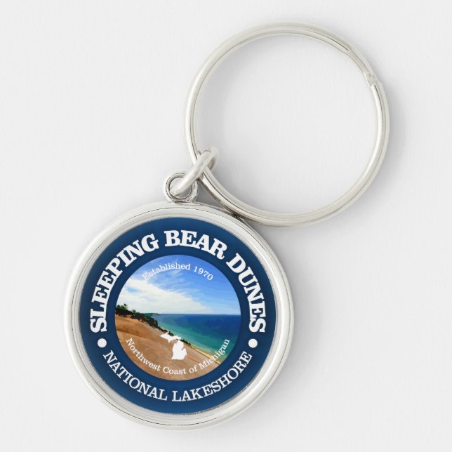 Sleeping Bear Dunes Keychain (Front)