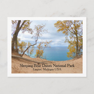 Sleeping Bear Dunes, Lake Michigan Fall Calm Postcard