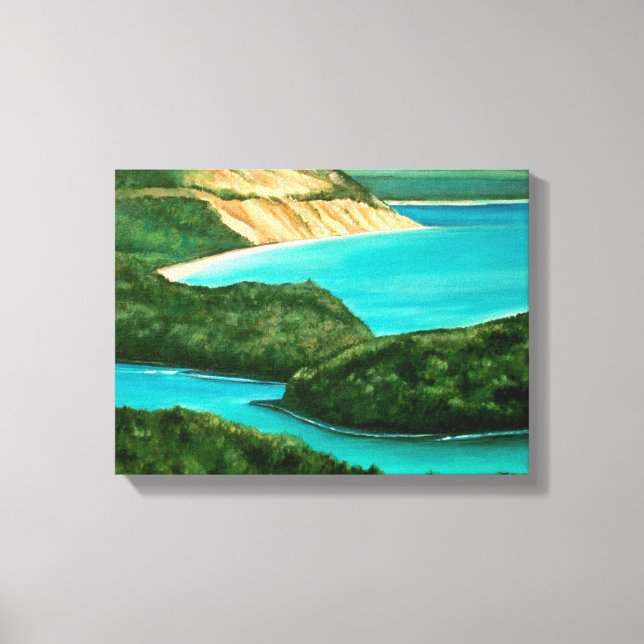Sleeping Bear Dunes - Michigan Wrapped Canvas Print (Front)