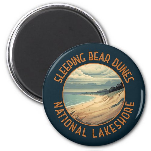 Sleeping Bear Dunes National Lakeshore Circle Magnet