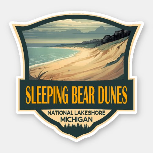 Sleeping Bear Dunes National Lakeshore Emblem Sticker