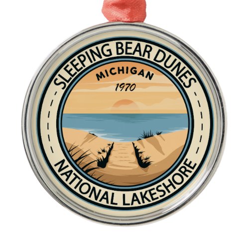 Sleeping Bear Dunes National Lakeshore Michigan Metal Ornament