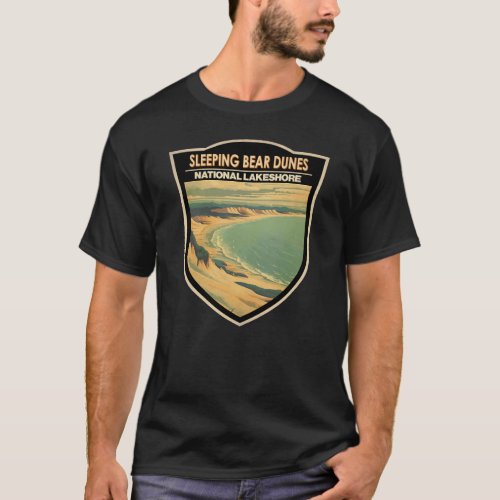 Sleeping Bear Dunes National Lakeshore Travel Art T_Shirt