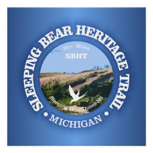 Sleeping Bear HT (cycling c) Poster