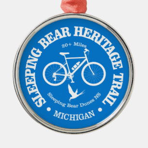 Sleeping Bear HT (cycling) Metal Ornament