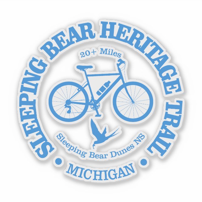 Sleeping Bear HT (cycling) Sticker (Front)