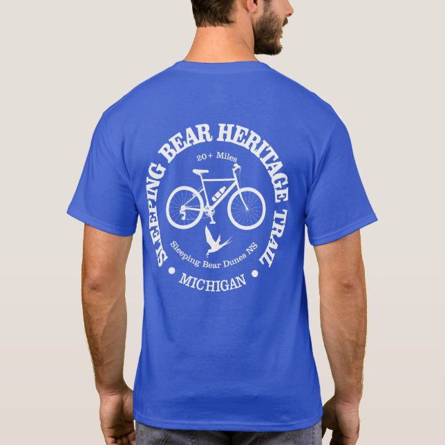 Sleeping Bear HT (cycling) T-Shirt (Back)