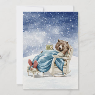Sleeping Bear in the Snow