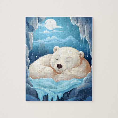 Sleeping Bear Jigsaw Puzzle