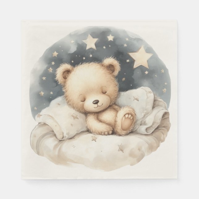 SLEEPING BEAR NAPKINS (Front)