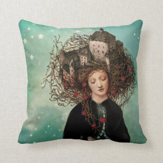 Sleeping Beauties Dream Throw Pillow