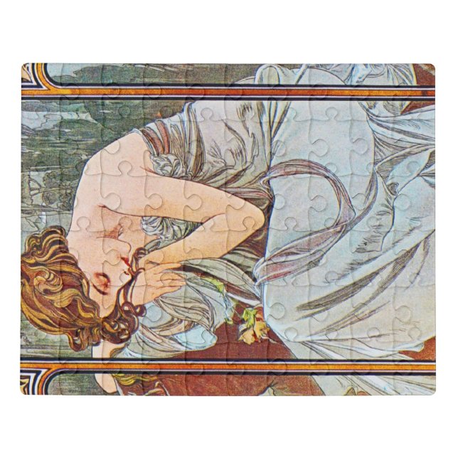 Sleeping Beautiful Woman Jigsaw Puzzle (Puzzle Horizontal)