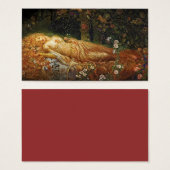 Sleeping Beauty and a Harp (Front & Back)