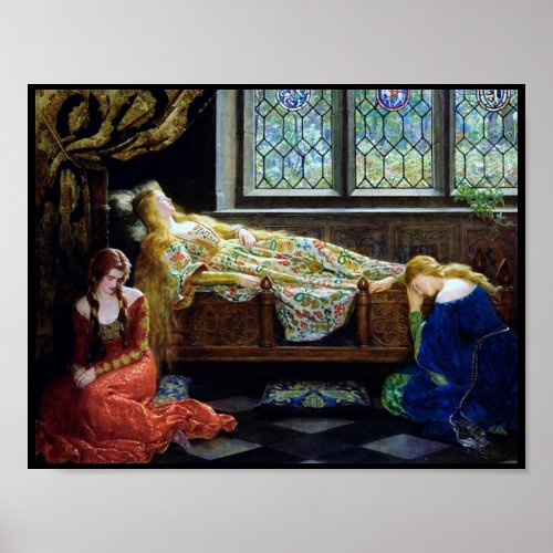 Sleeping Beauty and the Maidens Poster