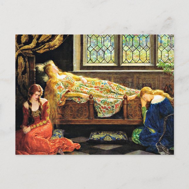 Sleeping Beauty artwork Postcard (Front)