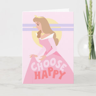 Sleeping Beauty Aurora Choose Happy Card