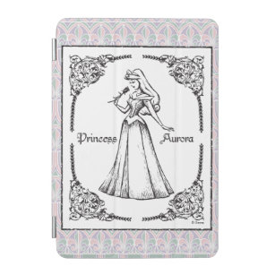 Sleeping Beauty   Aurora - Vintage Rose iPad Mini Cover
