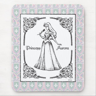 Sleeping Beauty | Aurora - Vintage Rose Mouse Pad